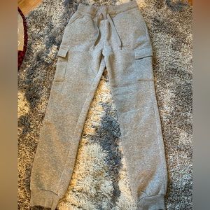 Better Together Size Small Light Gray Cargo Sweatpants